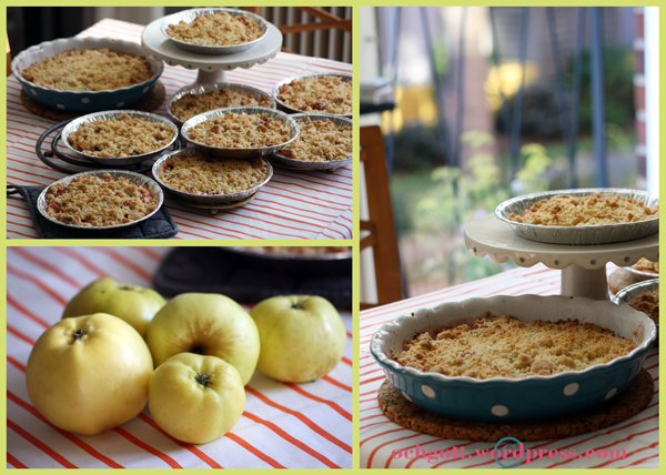 Smulpaj med äpple Smulpaj med äpple