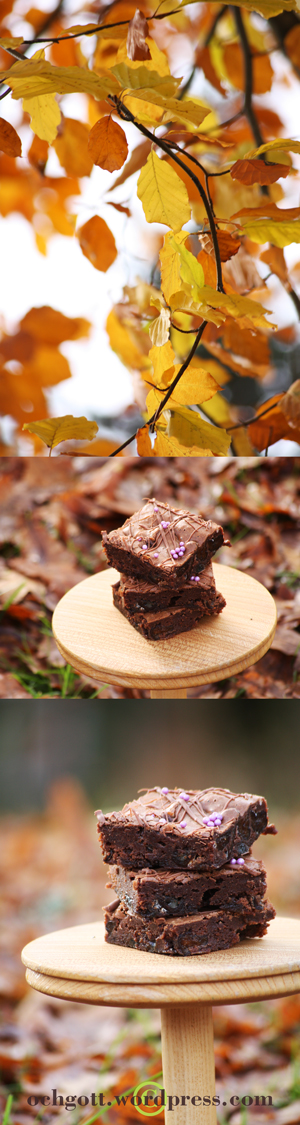 Brownies med turkisk peppar och katrinplommon Brownies med turkisk peppar och katrinplommon