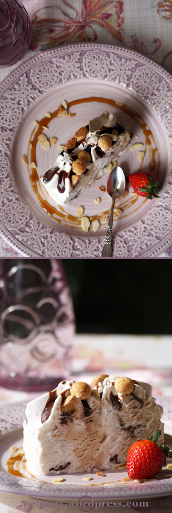 Amarettoglass med kaffesirap