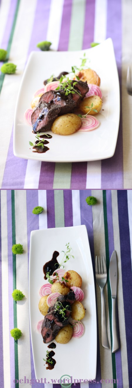 Lakritsmarinerad kängurufilé