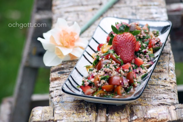 Jordgubbstabbouleh - Foto: Britt-Marie Knutsson