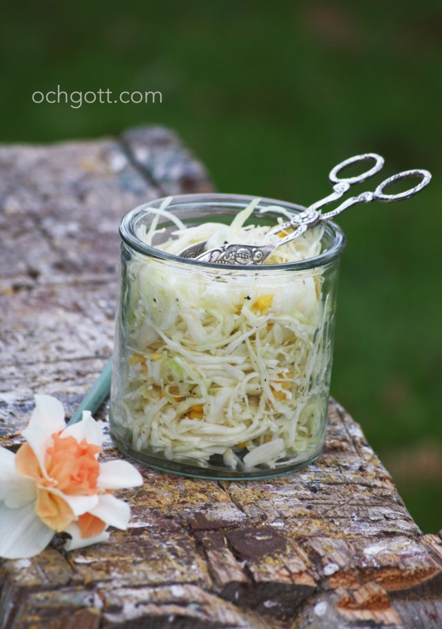 Vitkålssallad med majs - Foto: Britt-Marie Knutsson