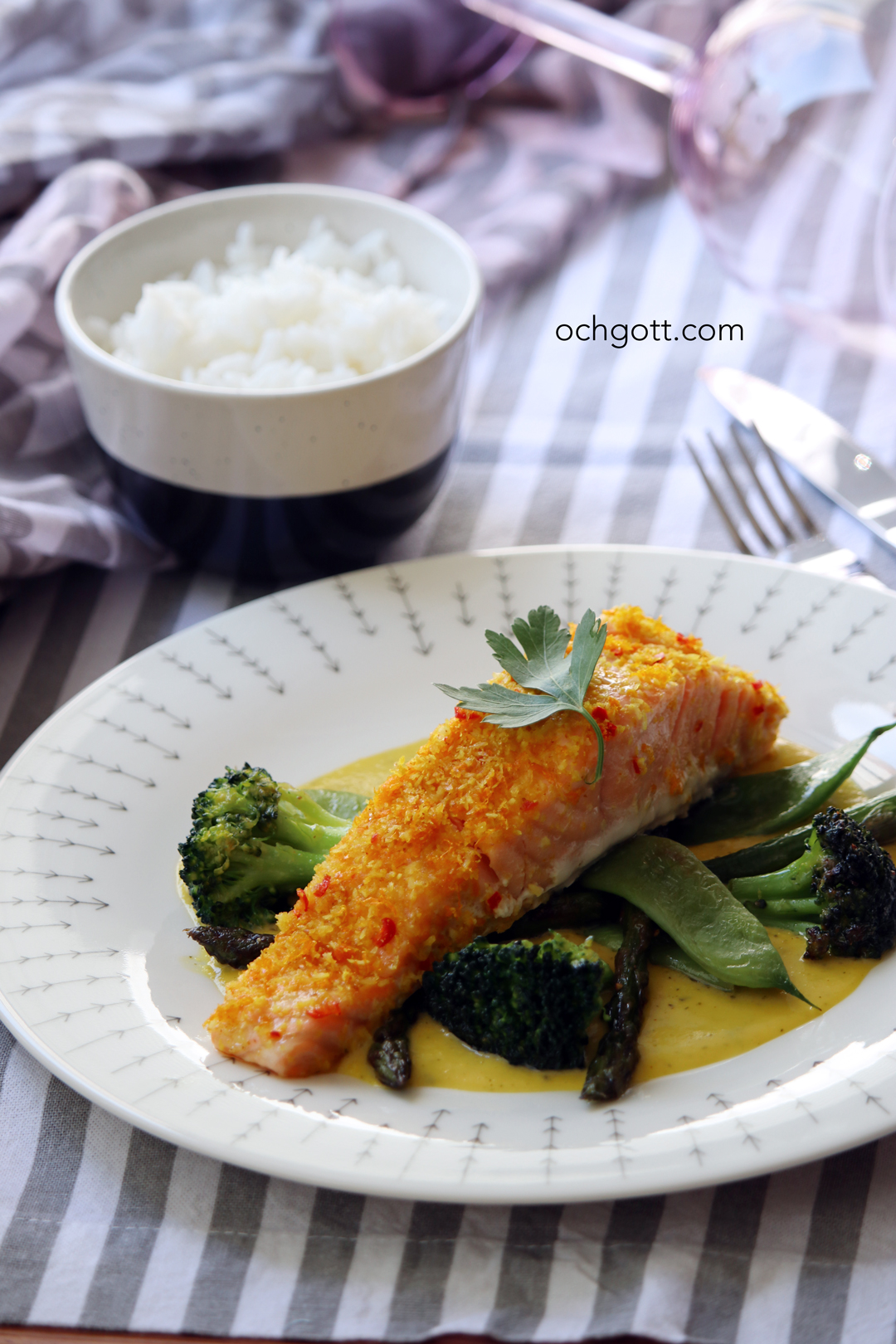 Kokoslax med mangosås - Foto: Britt-Marie Knutsson