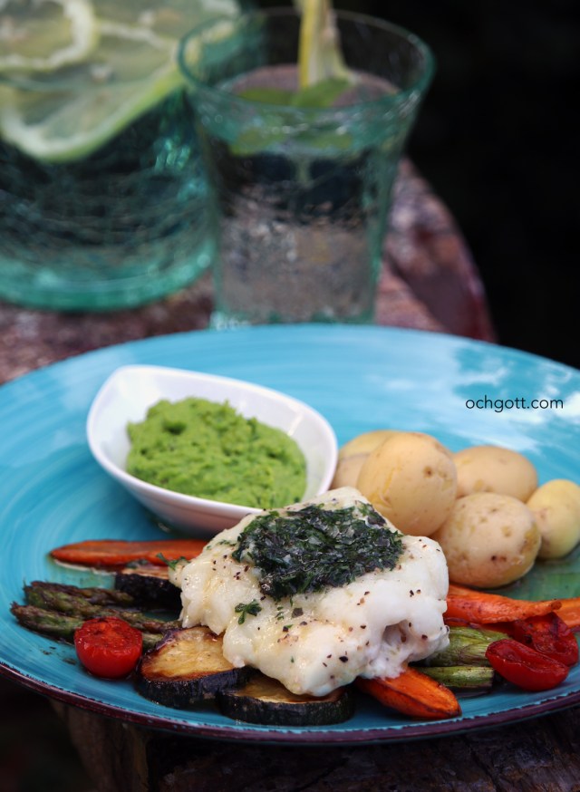 Torsk med ärtgremolata - Foto: Britt-Marie Knutsson