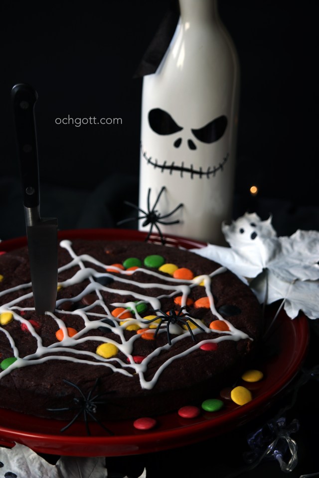 Non-stop-kladdkaka till Halloween - Foto: Britt-Marie Knutsson