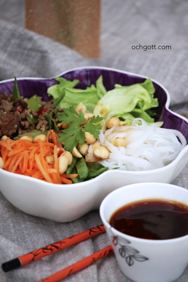 Asiatisk köttfärsbowl - Foto: Britt-Marie Knutsson