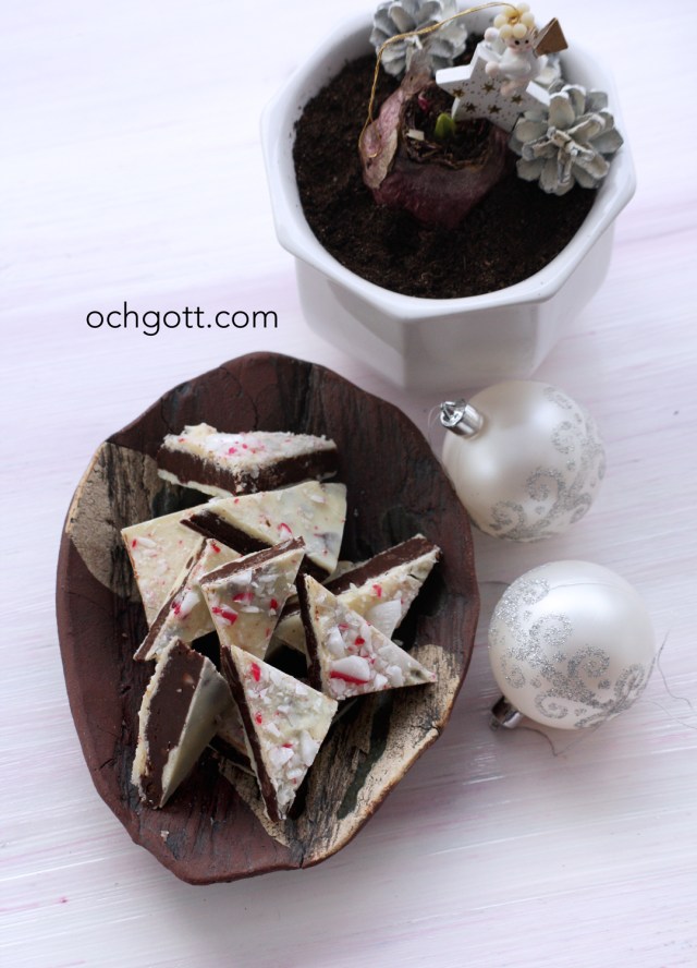 Fudgekonfekt med polkagrisar - Foto: Britt-Marie Knutsson