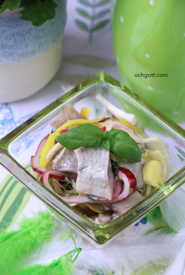 Ingefära- och citrussill med fänkål och basilika - Foto: Britt-Marie Knutsson