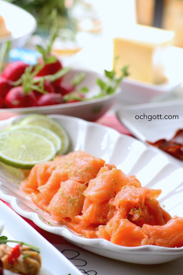 Limegravad lax - Foto: Britt-Marie Knutsson