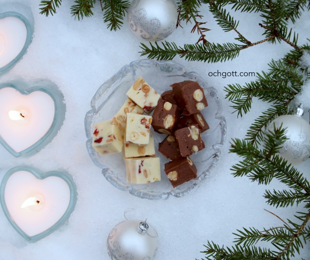 Två sorters chokladfudge - Foto: Britt-Marie Knutsson