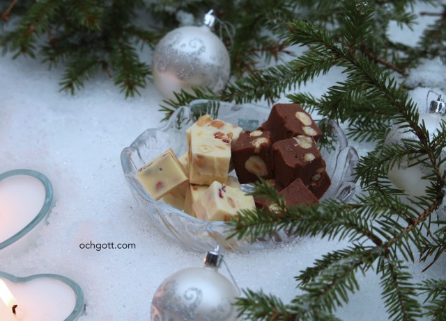 Två sorters chokladfudge - Foto: Britt-Marie Knutsson